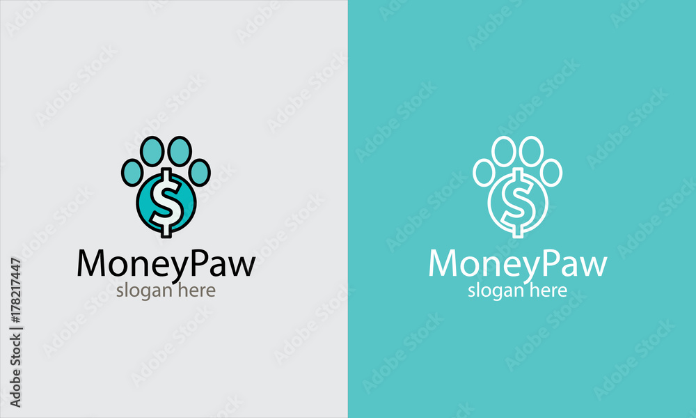 Fototapeta premium Money Vector Logo