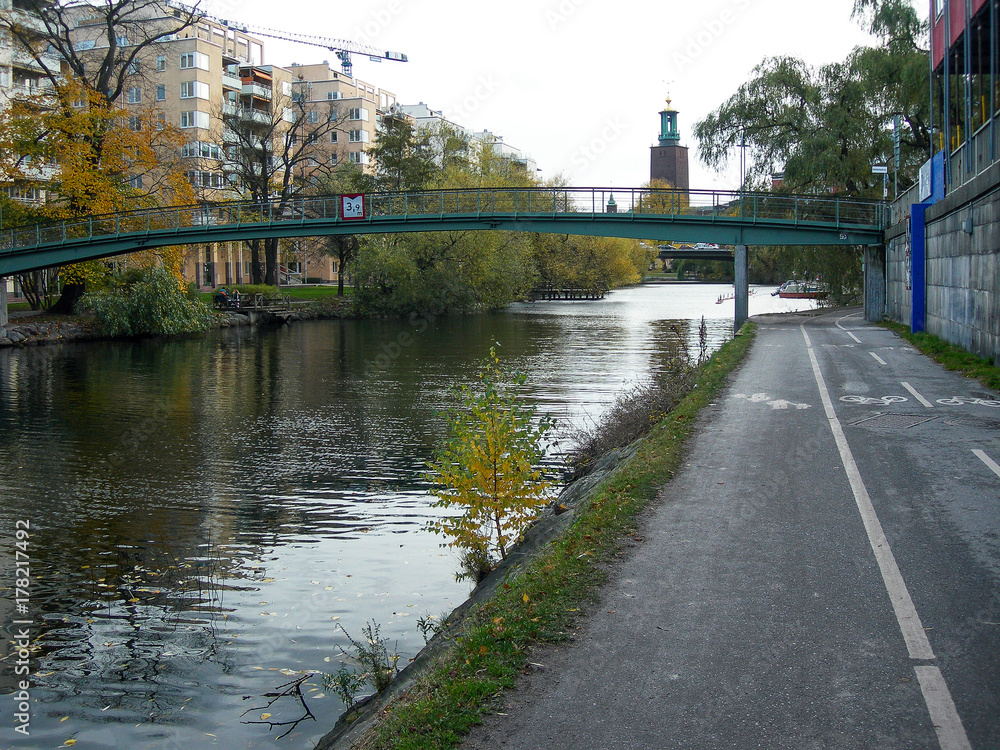 Footbridge, Stockholm, Sweden