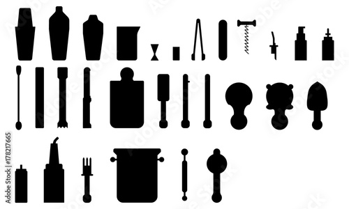 Bar tools Black