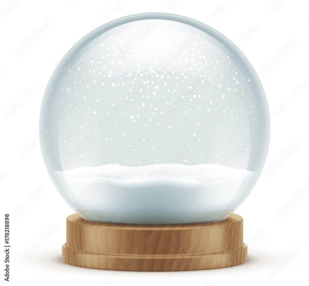 Obraz premium Boule à neige vectorielle 4