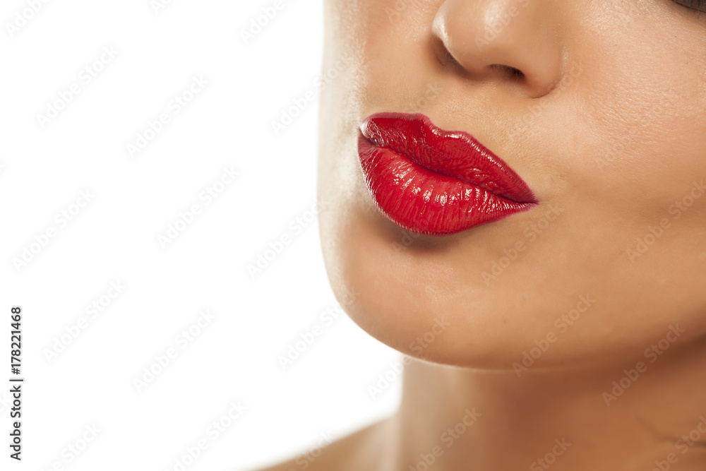 red lipstick and kiss red lipstick and kiss