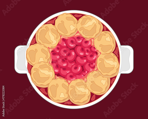 cherry cobbler