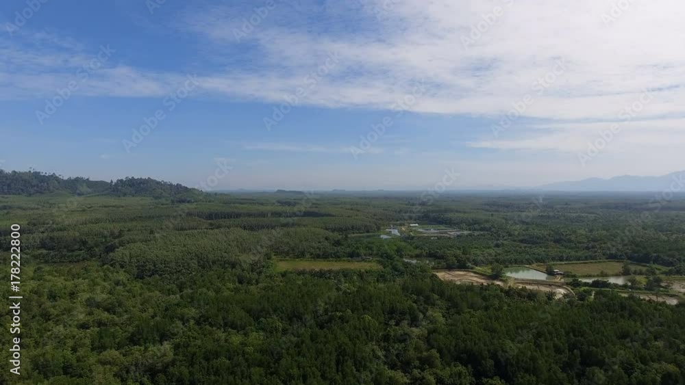 Aerial: Shrimp and Prawn Farm Pool.South of Thailand Aerial: Shrimp and Prawn Farm Pool.South of Thailand