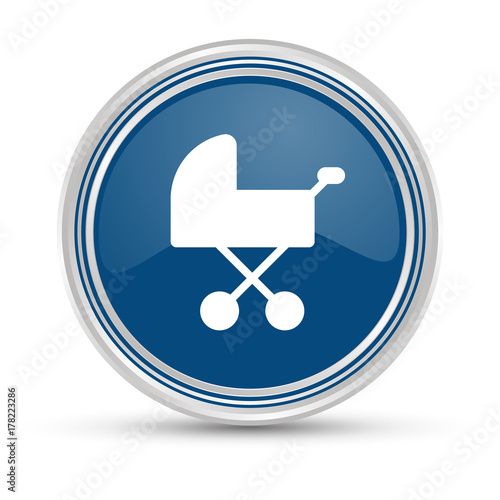 Blauer Button - Wagen