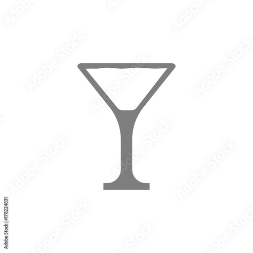 Martini glass web icon