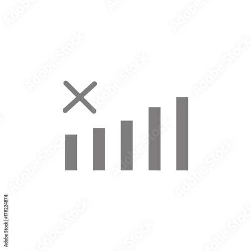 No Signal mobile web Icon