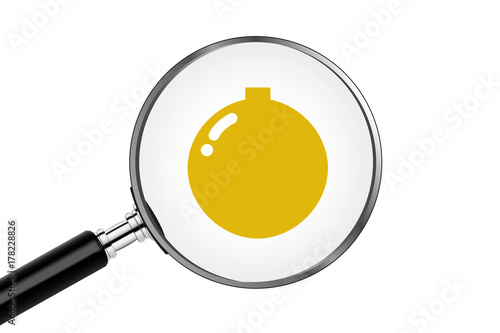 Lupe sucht/findet - Christbaumkugel