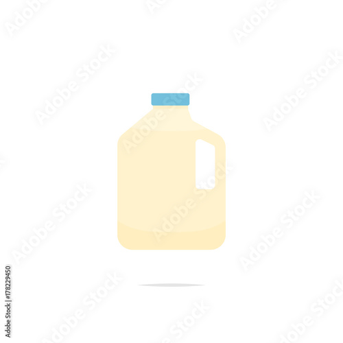 Gallon of milk icon vector