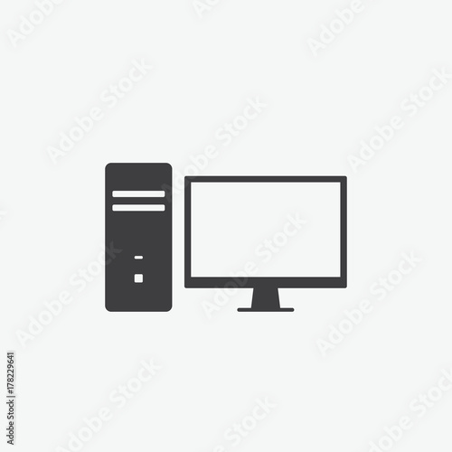 Personal Computer Server Icon