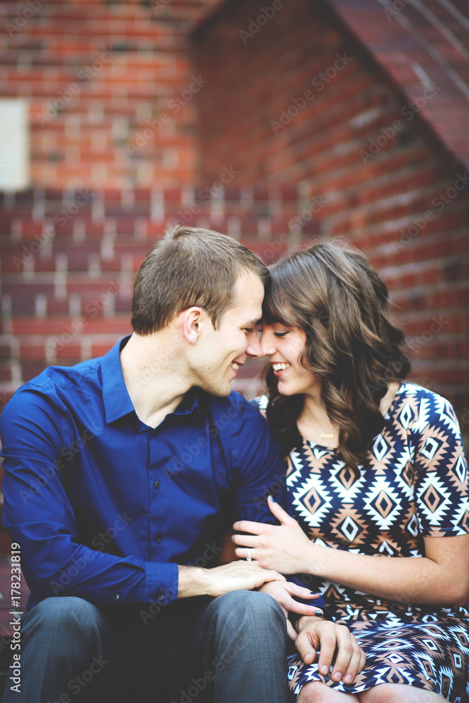 Couple in Love wearing fancy clothing Couple in Love wearing fancy clothing