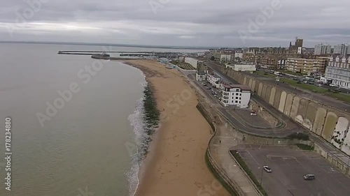 Wallpaper Mural Drone: Seashore Torontodigital.ca