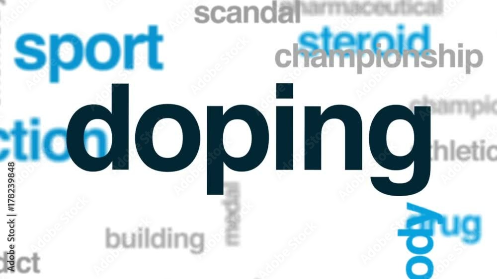Doping animated word cloud, text design animation. Doping animated word cloud, text design animation.