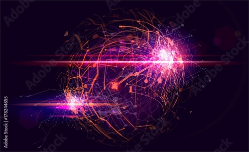 hi tech circuits fantastic absract background cyberpunk cyber pay