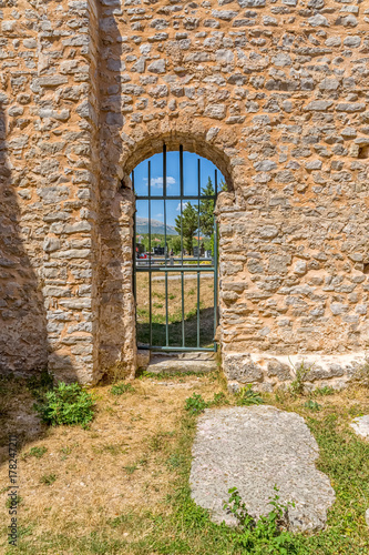 Pre-romanesque Church door