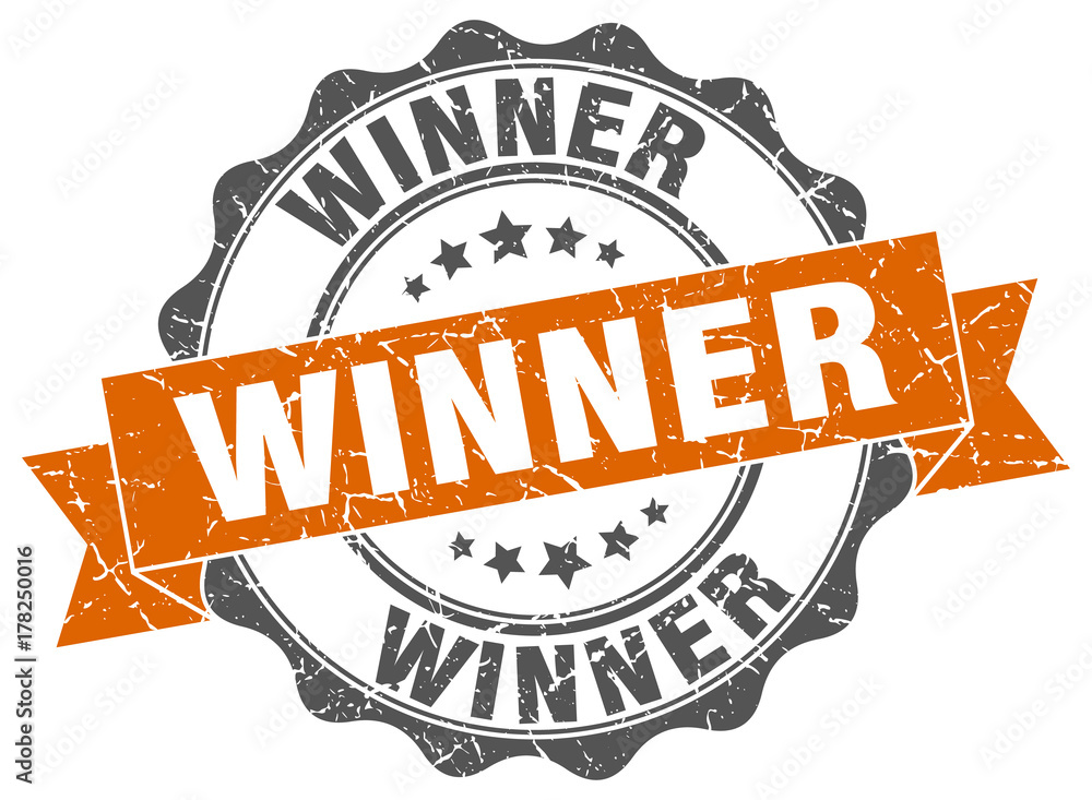 Obraz premium winner stamp. sign. seal