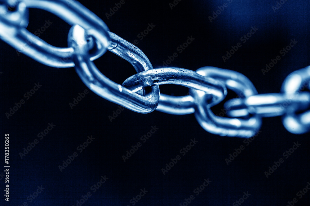 Detailed closeup lots of silver chains Detailed closeup lots of silver chains