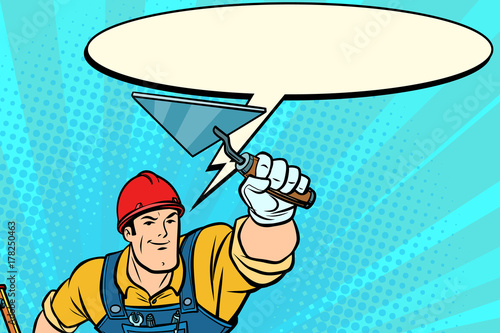 Superhero Builder professional comic bubble