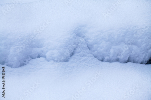 Abstract snow shapes
