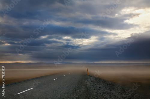 Sandstorm in Iceland