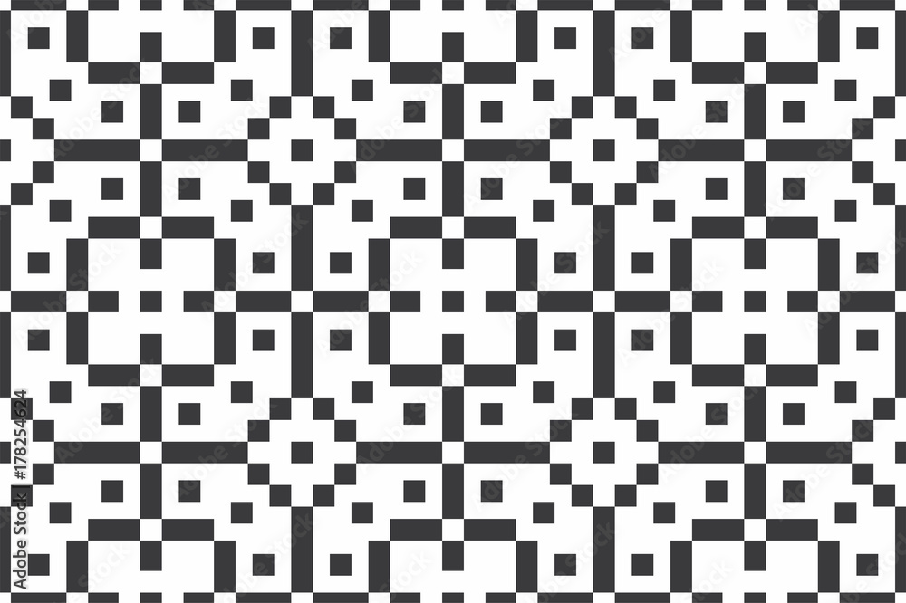 Black and white seamless geometric pattern Black and white seamless geometric pattern