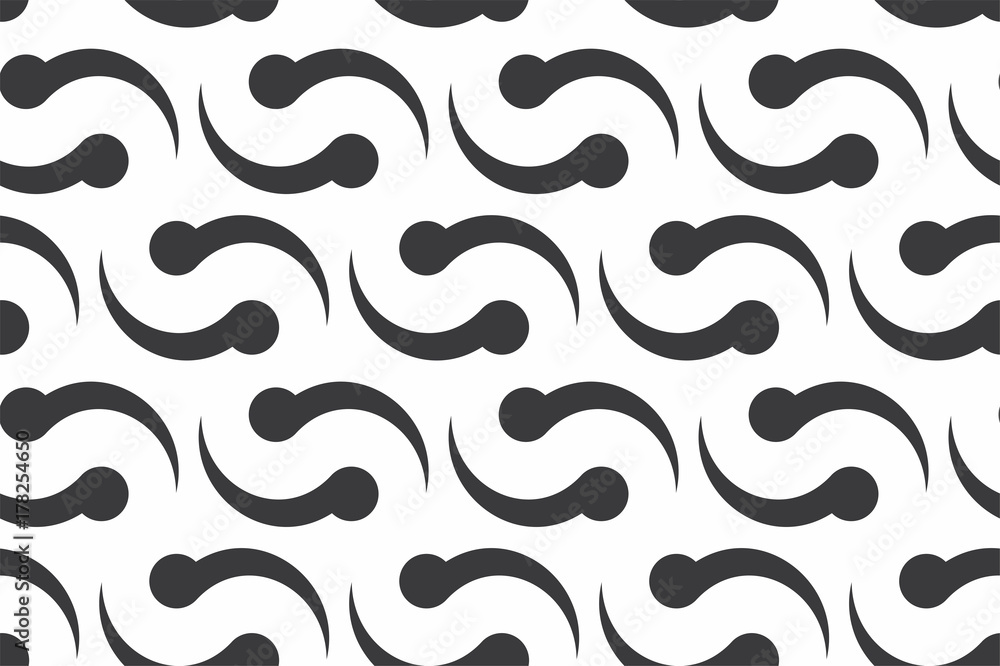 Black and white seamless geometric pattern Black and white seamless geometric pattern