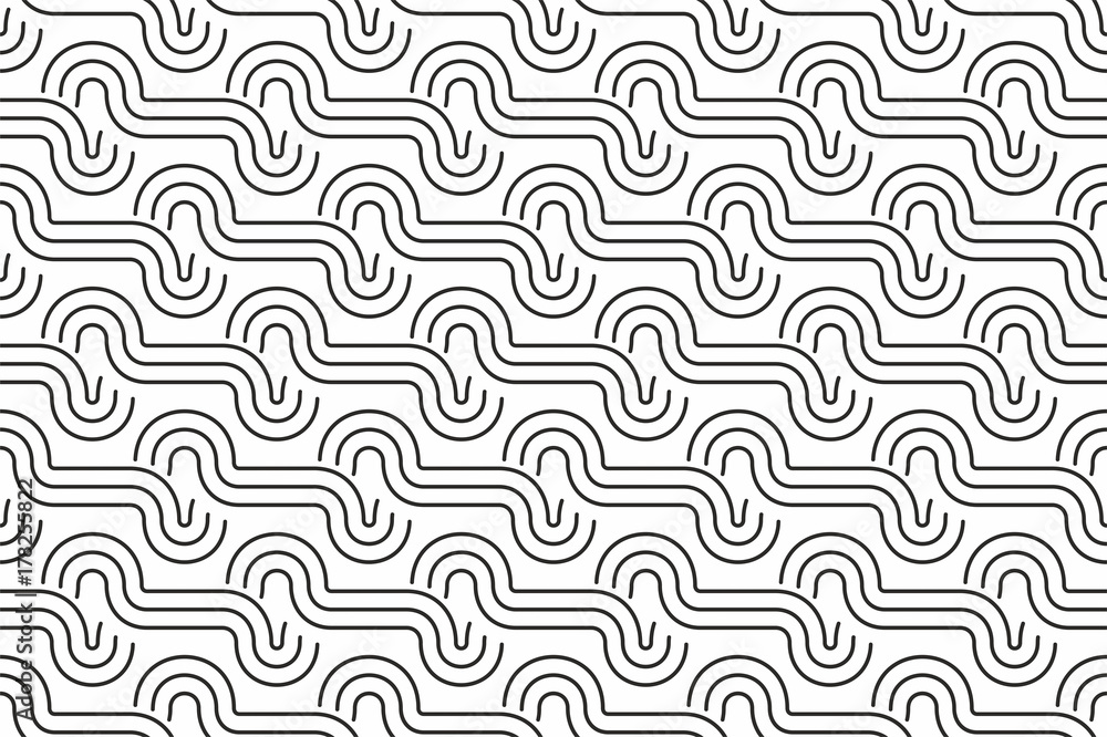 Geometric seamless pattern with linear Geometric seamless pattern with linear