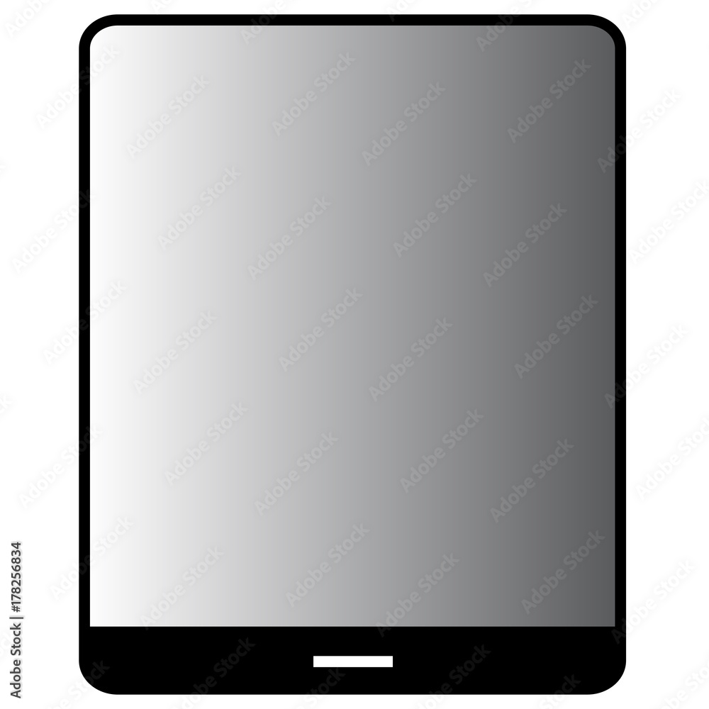 Large tablet vector illustration Large tablet vector illustration