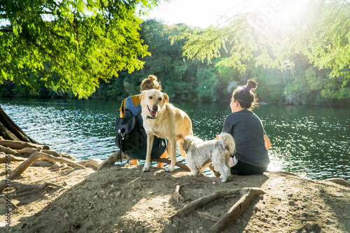 Photography Young family with dogs