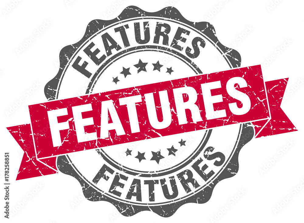 Fototapeta premium features stamp. sign. seal