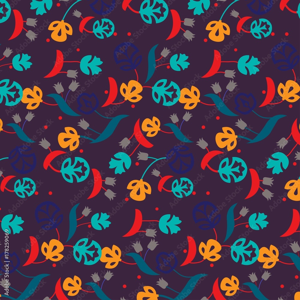 Obraz premium abstract folk art vector desgin 