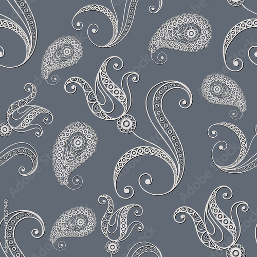 Seamless lace pattern 9