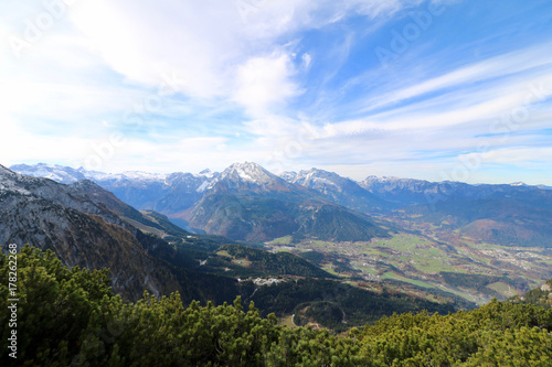Panorama Berchtesgadener Land mit Watzmann