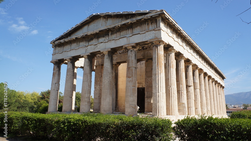 Greek temple in Ancient Agora
