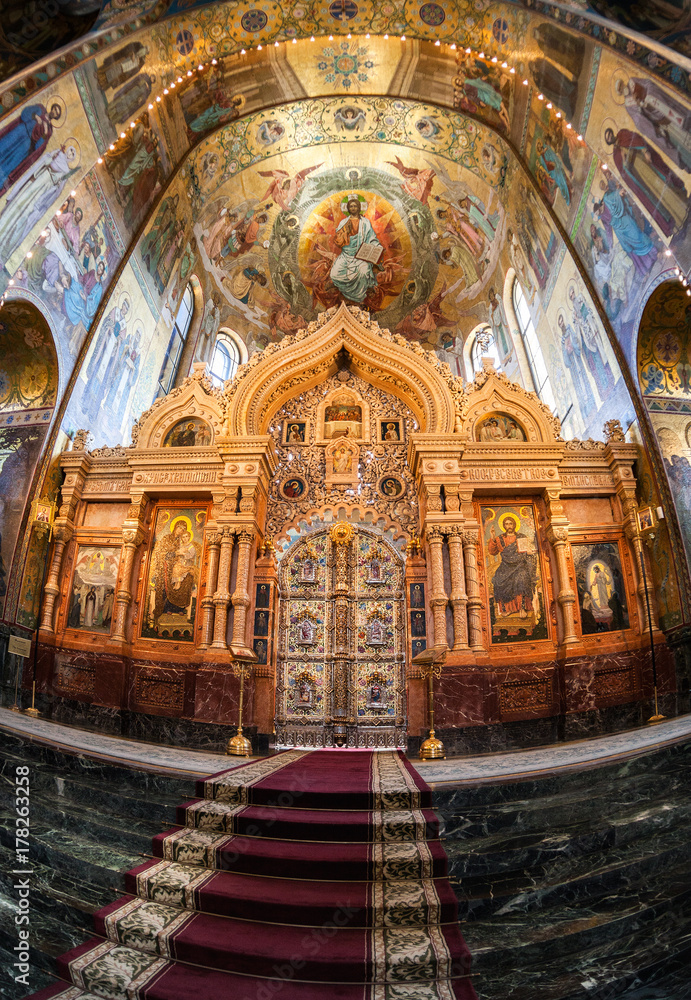 Altar of the Church of the Savior on Spilled Blood