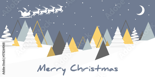 merry Christmas - joyeux noël - joyeuses fêtes - oribami background