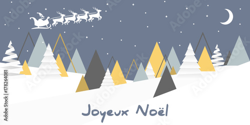 merry Christmas - joyeux noël - joyeuses fêtes - oribami background