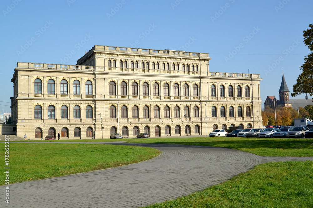 Building of the Konigsberg exchange (1875). Kaliningrad