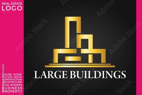 Real Estate, Building, Construction and Architecture Logo Vector Design Eps 10