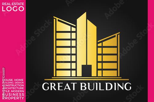 Real Estate, Building, Construction and Architecture Logo Vector Design Eps 10
