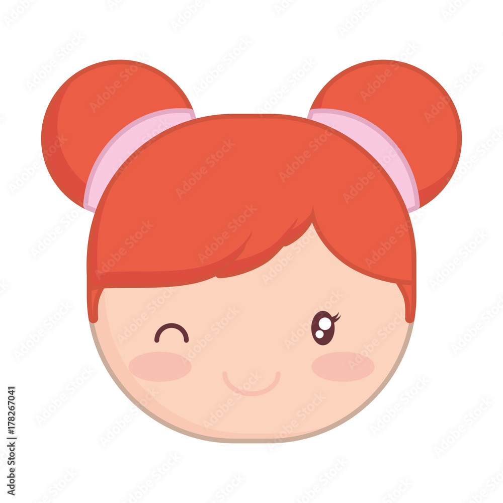 cartoon girl icon cartoon girl icon