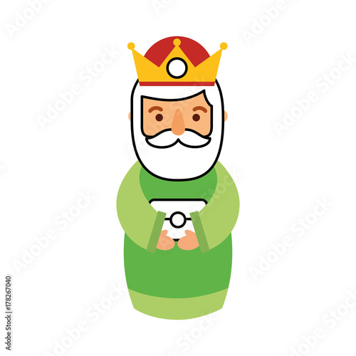 manger wise king christmas celebration bring presents to jesus