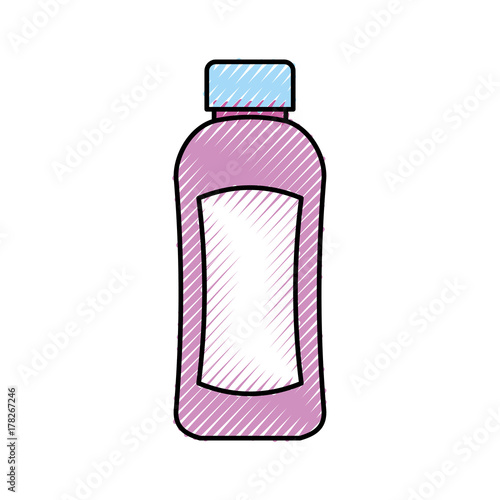 shampoo plastic bottle lotion or shower gel template design