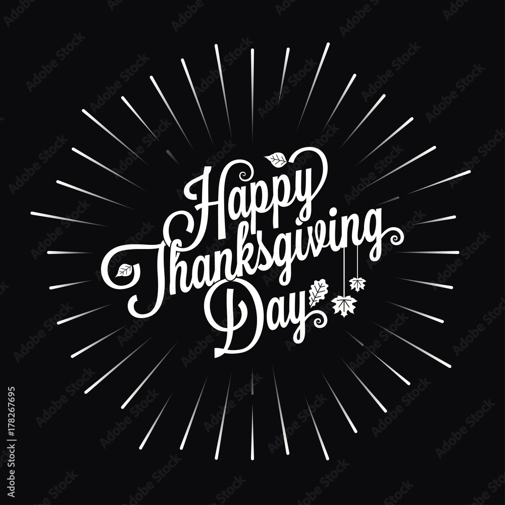 thanksgiving logo star burst design background thanksgiving logo star burst design background