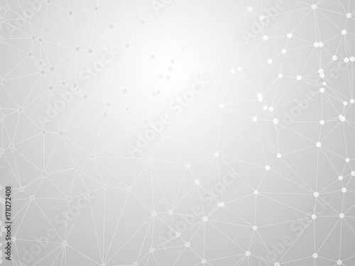 technical gray background connection dots