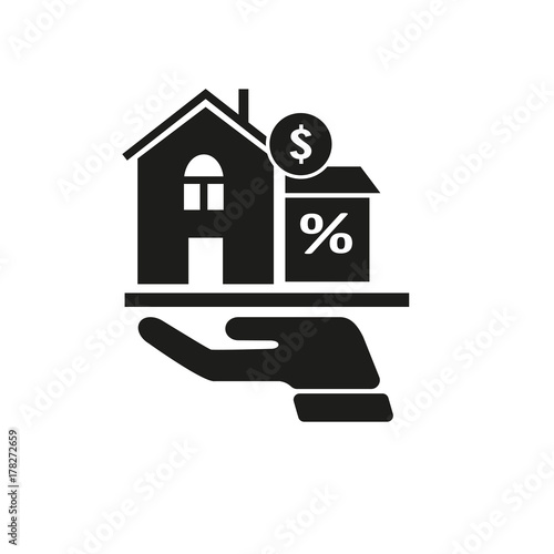 Mortage loan icon