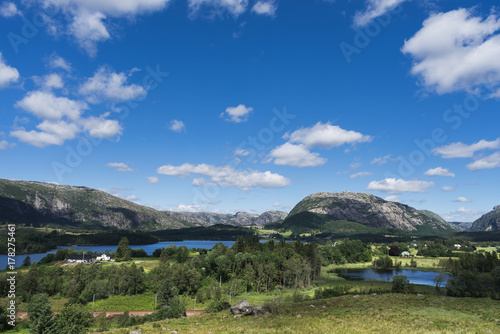 Summer landscape of Norway