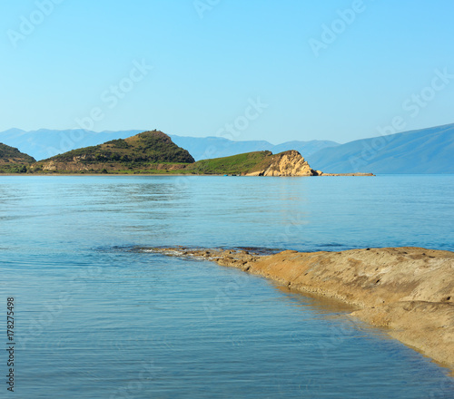 Morning sea coast, Albania.
