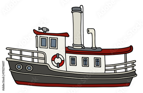 Funny old  steamboat