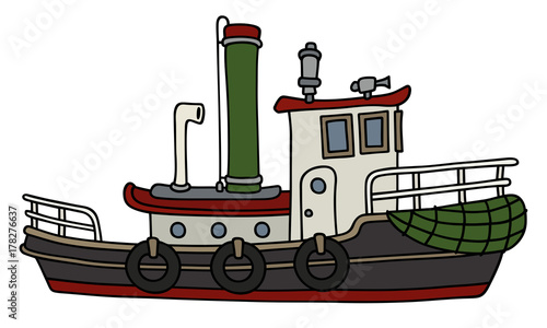 Funny old steam tugboat