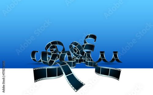 pellicola, cinema, film, fotogrammi, rullino